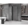 Mexen Velar L cabină de duș glisantă 90 x 90 cm, îngheț, crom - 871-090-090-33-01