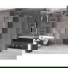 Mexen Velar L cabină de duș glisantă 100 x 70 cm, înghețat, crom - 871-100-070-33-01