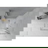 Mexen Rio cabină de duș pătrată 90 x 90 cm, Înghețat, Crom + cadă de duș Flat, Albă - 860-090-090-01-30-4010