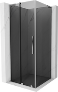 Cabină de duș glisantă Mexen Velar L 90 x 90 cm, grafit, crom - 871-090-090-43-01