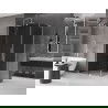 Mexen Velar L cabină de duș glisantă 90 x 70 cm, grafit, crom - 871-090-070-43-01