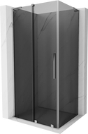 Cabină de duș glisantă Mexen Velar L 90 x 100 cm, grafit, crom - 871-090-100-43-01