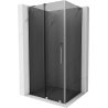 Cabină de duș glisantă Mexen Velar L 100 x 75 cm, grafit, crom - 871-100-075-43-01