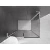 Mexen Velar L cabină de duș glisantă 100 x 90 cm, grafit, crom - 871-100-090-43-01