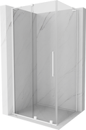 Mexen Velar L cabină de duș glisantă 100 x 70 cm, transparentă, albă - 871-100-070-03-20