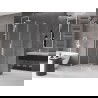 Cabină de duș culisantă Mexen Velar L 100 x 110 cm, transparentă, albă - 871-100-110-03-20