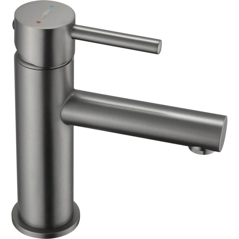 Mexen Elba mosdócsaptelep, gun gray kefe - 74100-66