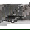 Mexen Velar L cabină de duș glisantă 120 x 120 cm, transparentă, aurie - 871-120-120-03-50