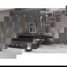 Mexen Velar L cabină de duș glisantă 120 x 80 cm, transparent, aurie - 871-120-080-03-50