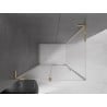 Cabină de duș glisantă Mexen Velar L 100 x 110 cm, înghețat, auriu - 871-100-110-33-50