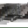 Mexen Velar L cabină de duș glisantă 120 x 120 cm, grafit, auriu - 871-120-120-43-50