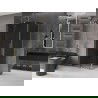 Mexen Velar L cabină de duș glisantă 120 x 85 cm, grafit, auriu - 871-120-085-43-50