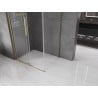 Mexen Velar L cabină de duș culisantă 100 x 110 cm, transparent, aurie periată - 871-100-110-03-55