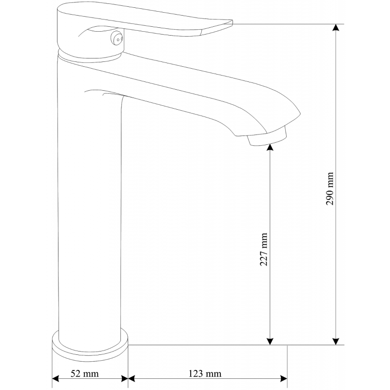 Mexen Pecos R40 set de baie, crom - 72713R40-00