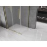 Mexen Velar L cabina de duș culisantă 100 x 120 cm, înghețat, auriu periat - 871-100-120-33-55