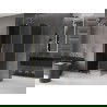 Cabină de duș glisantă Mexen Velar L 120 x 85 cm, grafit, auriu mat - 871-120-085-43-55