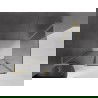 Mexen Velar L cabină de duș glisantă 120 x 80 cm, grafit, auriu periat - 871-120-080-43-55