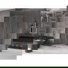 Mexen Velar L cabină de duș glisantă 100 x 100 cm, transparent, aur roz - 871-100-100-03-60