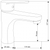 Mexen Kama DS05 set pentru cadă, crom - 72503DS05-00