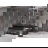 Cabina de duș glisantă Mexen Velar L 100 x 85 cm, transparentă, aur roz - 871-100-085-03-60
