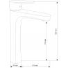 Mexen Kama DF05 set cadă, Crom - 72513DF05-00