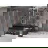 Mexen Velar L cabină de duș glisantă 100 x 120 cm, înghețat, aur roz - 871-100-120-33-60