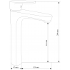 Mexen Kama DS05 zuhanykészlet, fekete - 72514DS05-70