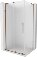 Cabină de duș glisantă Mexen Velar L 120 x 90 cm, înghețat, aur roz - 871-120-090-33-60