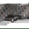 Cabină de duș glisantă Mexen Velar L 120 x 80 cm, transparentă, cupru periat - 871-120-080-03-65