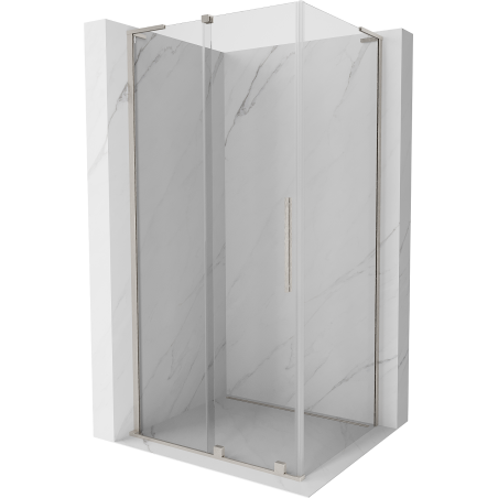 Mexen Velar L cabină de duș glisantă 90 x 110 cm, transparent, nichel periat - 871-090-110-03-97