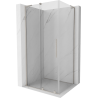 Mexen Velar L cabina de duș glisantă 90 x 85 cm, transparentă, nichel periat - 871-090-085-03-97