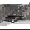 Cabină de duș glisantă Mexen Velar L 120 x 120 cm, înghețată, cupru periat - 871-120-120-33-65