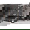 Mexen Velar L cabină de duș glisantă 90 x 90 cm, grafit, cupru periat - 871-090-090-43-65