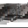 Mexen Velar L cabină de duș glisantă 120 x 120 cm, grafit, cupru periat - 871-120-120-43-65