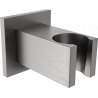 Mexen Cube suport de duș, gri cu aspect periat - 79350-66