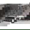 Cabină de duș glisantă Mexen Velar L 120 x 120 cm, grafit, nichel periat - 871-120-120-43-97