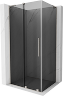 Mexen Velar L cabină de duș glisantă 120 x 85 cm, grafit, nichel periat - 871-120-085-43-97
