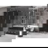 Cabină de duș Mexen Velar L glisantă 120 x 90 cm, grafit, nichel periat - 871-120-090-43-97