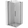 Cabină de duș Mexen Velar L cu uși glisante 120 x 120 cm, transparent, gun metal - 871-120-120-03-95