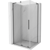 Cabină de duș glisantă Mexen Velar L 100 x 110 cm, transparent, gun metal - 871-100-110-03-95