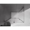 Cabină de duș glisantă Mexen Velar L 100 x 110 cm, transparent, gun metal - 871-100-110-03-95