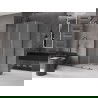 Mexen Velar L cabină de duș culisantă 120 x 75 cm, mat, gun metal - 871-120-075-33-95