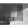 Mexen Velar L cabină de duș glisantă 100 x 75 cm, grafit, metal pistol - 871-100-075-43-95