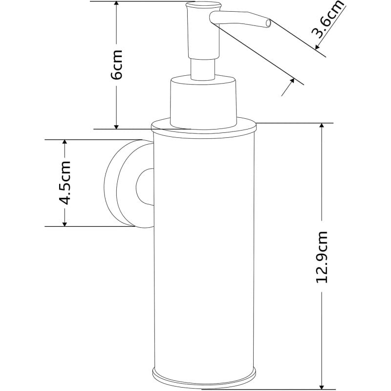 Mexen dispenser săpun, crom - 70622-00