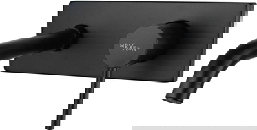 Mexen Alma baterie chiuvetă pe perete, Neagră - 75115-70