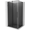 Mexen Velar L cabină de duș glisantă 100 x 70 cm, grafit, gri pistache periat - 871-100-070-43-66