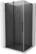 Cabină de duș glisantă Mexen Velar L 110 x 90 cm, grafit, gri armă periat - 871-110-090-43-66