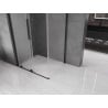 Mexen Velar L cabină de duș glisantă 110 x 70 cm, sablat, negru - 871-110-070-33-70