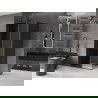 Mexen Velar L cabină de duș glisantă 100 x 75 cm, grafit, negru - 871-100-075-43-70