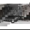 Cabina de duș glisantă Mexen Velar L 100 x 120 cm, grafit, negru - 871-100-120-43-70